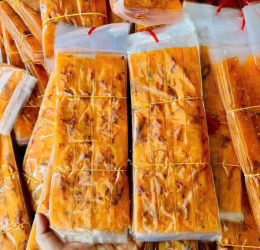 Bánh Tráng Cuộn Hành Phi