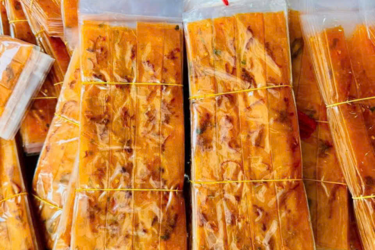 Bánh Tráng Cuộn Hành Phi